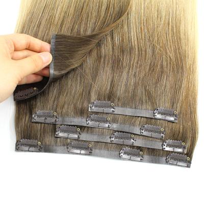 China Best Selling Clean Soft Clip In Hair Extensions Human Remy Hair Clip In Hair Extensions for sale