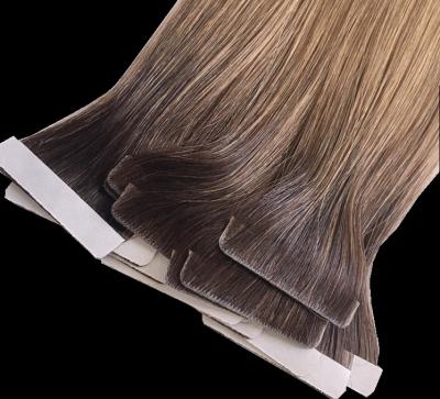 China Best Wave Natural Selling Invisible Hair Extensions European Tape Hair Injected Tape Hair Extensions for sale