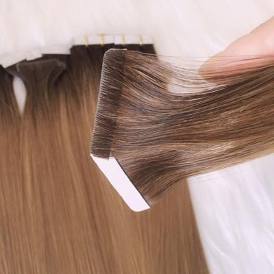 China Popular Clean Soft Invisible Tape Hair Style Injected Tape Hair Tape Hair Extensions Wholesale for sale