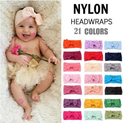 China Baby hair accessories new 21 color European and American hair decoration creative decorative children's hair printing nylon elastic band DIY for sale