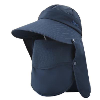 China Summer Daily Hats Travel Bucket Hats Large Fisherman Birm Outdoor Sun Hats Multifunctional Waterproof Sunshade Hat For Men for sale