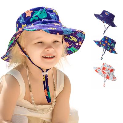 China New Sun Hat Marine Animals Cover Children Daily Quick-Dry Breathable Beach Hat Breathable Fisherman Cap Spring And Summer Opp Bag for sale