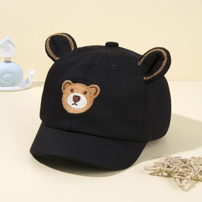 China breathable & Letter waterproof handmade sticker knitted baseball cap European and American children's summer sun shading sun casual hat for sale