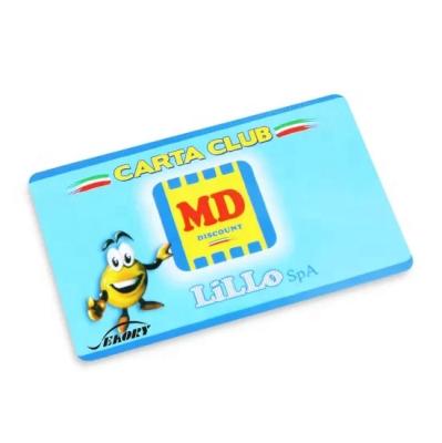 China Popular product in 2021 education cr-80 embossed hotel key RFID loyal member hot stamping plastic card for sale