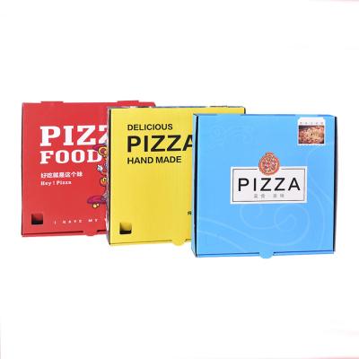 China High quality portable thickened reusable corrugated box custom made wholesale recyclable pizza box for sale