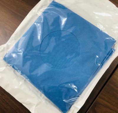 China Wholesale Prices Disposable Waterproof Fenestrated Drape For Surgical Without Adhesive For Hospital Use for sale