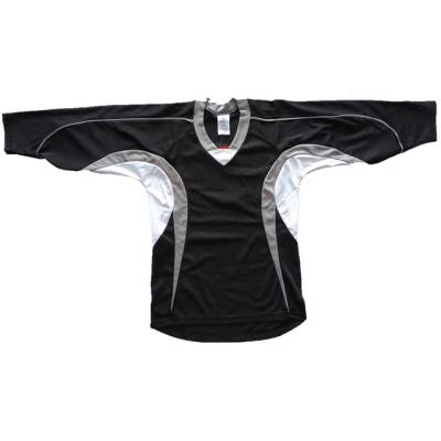 China Quick Dry 100% Polyester Fabrics Custom Manufacture Mesh International Fashion Ice Hockey Jerseys for sale