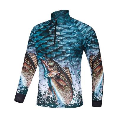 China New Design UPF 50+ 88% Polyester 12%Spandex 165gsm UV Protected UV Anti-UV Wear Fishing Blank Shirt for sale