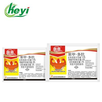 Cina Fungicida del humus di CAS No 19396-03-3 DIFENOCONAZOLE 8% POLYOXIN 2% WP in vendita