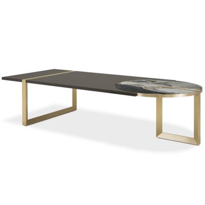 China Synthetic marble dining table DINING TABLE unique solid surface long tables for furniture for sale