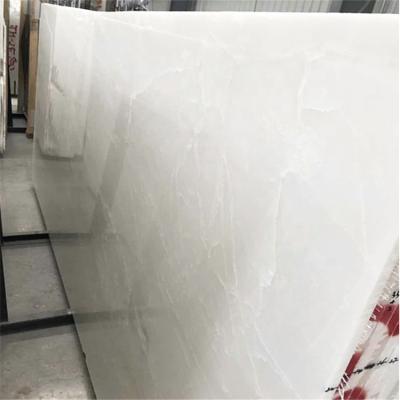 China Namibia High Quality Natural Stone Modern Hot Sale Pure White Marble Slab For Bedroom Floor Wall Onyx Marmor Tiles for sale