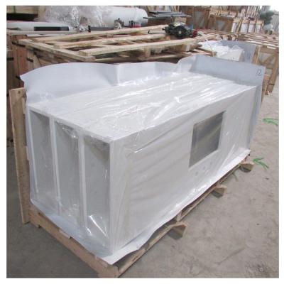 China Modern Jumbo Fine Pure White Quartz Stone Prices Precut Project Apartment Hotel Fabricated Island Kitchen Quartz Stone Countertops for sale