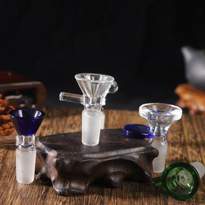 China 2022 China 14/18mm Hot Selling Multicolor Optional Herb Herb Bowl With Handle Water Pipes Accessories for sale