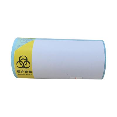 China Alcohol Resistant Hospital Medical Waste Resistant Thermal Printing Label Stickers for sale