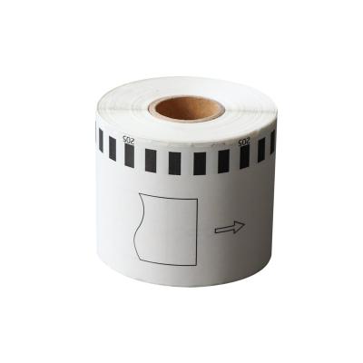 China Brother Heat Sensitive Printer Thermal Paper Continuous Direct Label Rolls For Barcode for sale