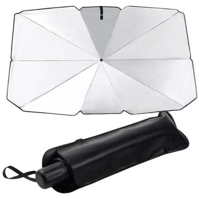 China New Arrival Amazon Folding Car Sunshade Umbrella For Cars Auto Car Sunshade For Vehicle Umbrella Tesla Umbrella. for sale