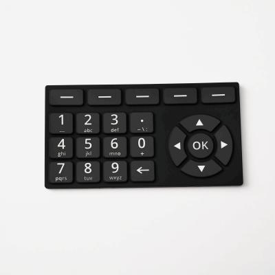 China Flexible Flame Retardant Rubber Keypad Membrane Switch Ozone Resistant for sale