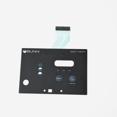 China DC 12 Volt LED Membrane Switch , Tactile Membrane Keypad IP67 Rating for sale