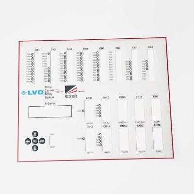 China Industrieller grafischer Overlay-Membranschalter, langlebig für Touchscreen-Geräte zu verkaufen