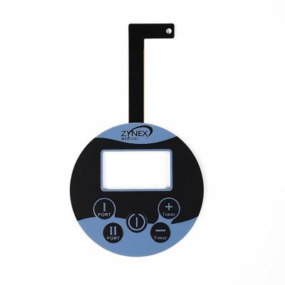 China Custom FPC Membrane Switch Flexible Printed Circuitry Keypad with 3M Adhesive for Electronics Control Panels for sale