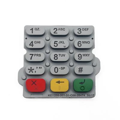 China Custom-Made Silicone Rubber Keypads with High Flame Retardancy and UV Resistance for Superior Tactile Feedback for sale