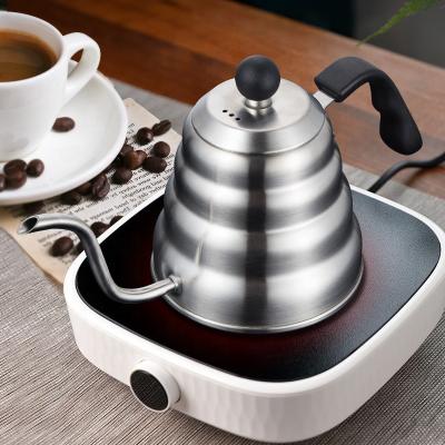 China WITH LID Pour Over Coffee Kettle With Thermometer For Accurate Temperature Premium Stainless Steel Gooseneck for sale