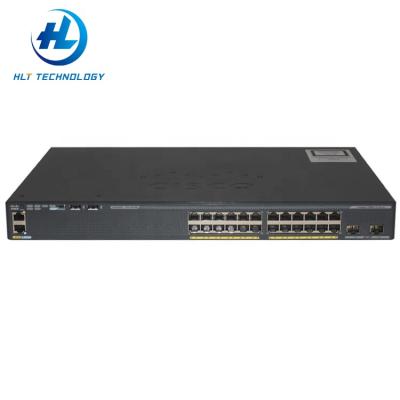 China Catalyst 2960-X 24 GigE 2 x 10G SFP+ LAN Stackable Switch WS-C2960X-24TD-L Base for sale