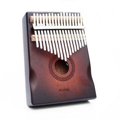 China Mahogany factory wholesale piano 17 keys kalimba finger piano portable musical instruments for sale