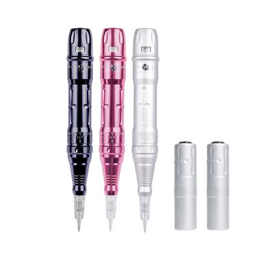 China Permanent Makeup Pen For Rotary Tattoo Pen For Eyebrows Lips Eyebrow Lip Tattoo Eyeliner Wireless Dual Machine Battery for sale