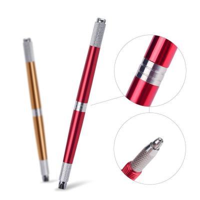 China Wholesale Custom Permanent Tattoo Pen Microblading Handle Hand Tools Pen Products For Pmu Needles of 3d eyebrow for sale