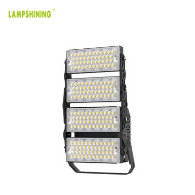 China Outdoor Sports Lighting High Power Waterproof Daylight 400W 64000lm 3 LED Modules 5700K Slim ProX Outdoor Flood Light For Stadium Sports Field for sale