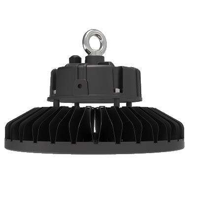 China Warehouses 150W Slim Fins UFO Led High Bay Light 160lm/w 38400lm IP65 Led Shop Light for sale