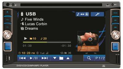 China Touch Screen HD-Radio-Bluetooths IR RDS Cd DVD-Spieler für Entschließung des Auto-800x480 zu verkaufen