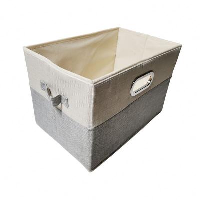 China Sustainable Wholesale Foldable Non Woven Storage Home Decorative Storage Box For Home for sale