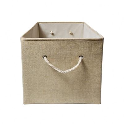 China Sustainable Best Selling Stylish And Multi-Function Nice Large Home Storage Non-Woven Storage Color Box for sale