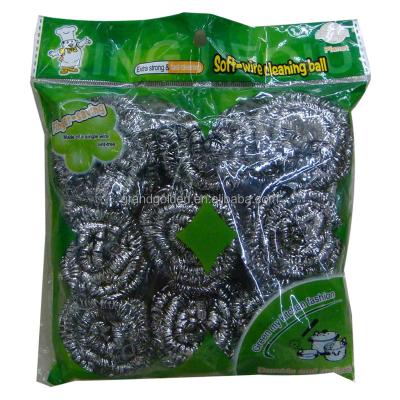 China 9pcs Viable 15g Mesh Stainless Steel Scrubber Scourer for sale