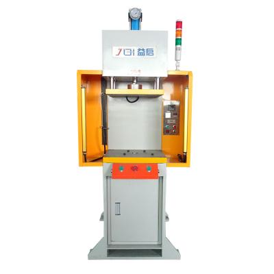 China food & Beverage Shops High Safety 10 Ton Level Embossing Single Column Hydraulic Press Machine for sale