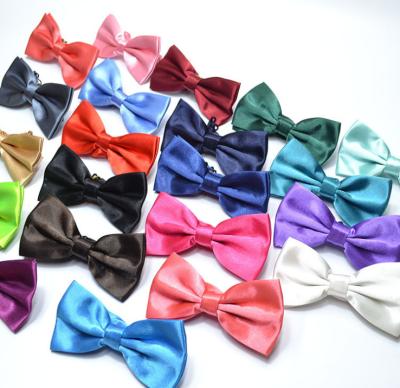 China British Soild Style Bridegroom Bowtie Wedding Gravata Cravat Party Bow Tie for sale