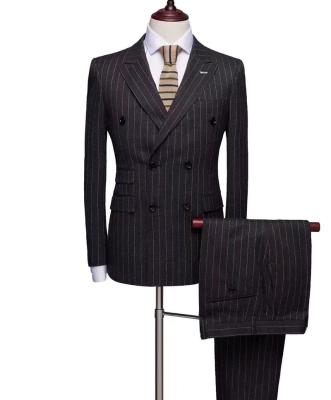 China Hot Selling Men's Classic Formal Net Business Blazers Crest-Lapel High End Breathable Suits for sale