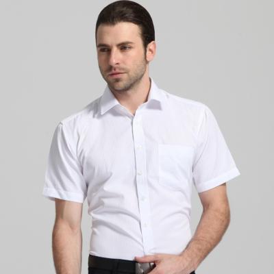 China 2020 Anti-Wrinkle Square Collar Striped Regular Pocket Men's Anti-Wrinkle Rit Shirts for sale