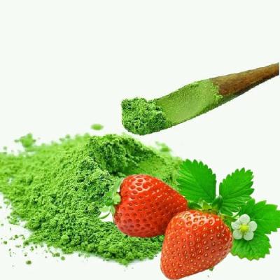 China Tea Drinks Chinese Popular Strawberry Flavor Green Tea Matcha with Natural Fragrance for sale