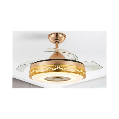 China Good Quality Modern And Commercial Price Gold Ceiling Fans Light Suitable For Indoor for sale