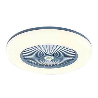 China 72W 55cm Full Modern Adjustable Living Room Modern Bedroom Living Room Light 3 Speed ​​Fan Ceiling Light Remote Control Round Ceiling Fan for sale