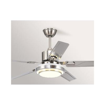 China Best Price China Manufacturer Latest Stainless Steel LED Modern Ceiling Fan With Remote Control for sale