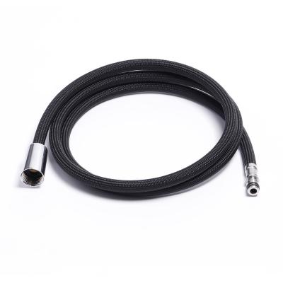 China Modern Clearance Replacement Black Hose For Kitchen Faucets, Beautiful Strong Nylon Finish - Straight Sized To 59 Inches for sale