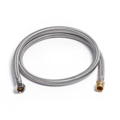 China Modern Flexible Braided Toilet Inlet Stainless Steel Metal Hose For Water for sale