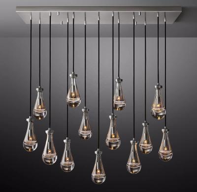 China Modern Modern Ceiling Lighting Rain Round Chandelier 54