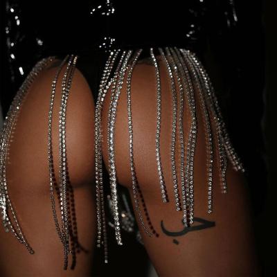 China Sexy RTS In Stock Jewelry Sexy Shorts Belly Chain For Women Pants Rhinestone Summer Bikini for sale