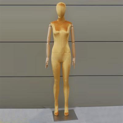 China Other Hot Selling Full Body Mannequin Display Sexy Realistic Female Torso Mannequins With Velvet Fabric for sale