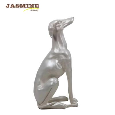 China Wholesale Fiberglass Display Fiberglass Gray / Black Dog Mannequin for sale